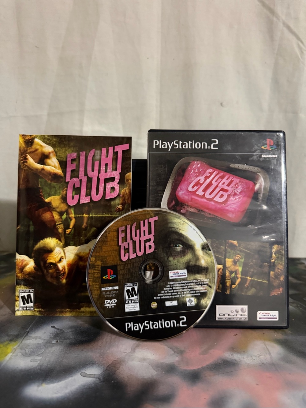 Sony PlayStation 2 Fight Club Game working and tested